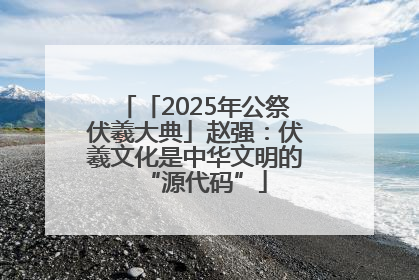 「2025年公祭伏羲大典」赵强：伏羲文化是中华文明的“源代码”