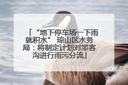 “地下停车场一下雨就积水” 琼山区水务局：将制定计划对墨客沟进行雨污分流
