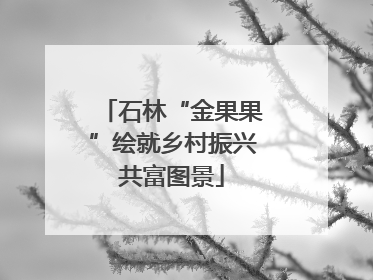 石林“金果果”绘就乡村振兴共富图景