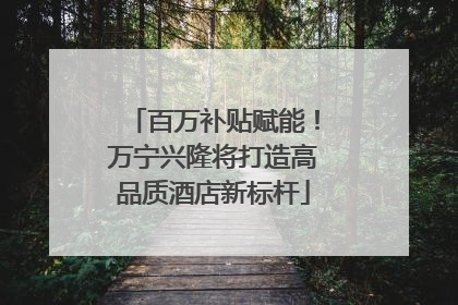 百万补贴赋能！万宁兴隆将打造高品质酒店新标杆