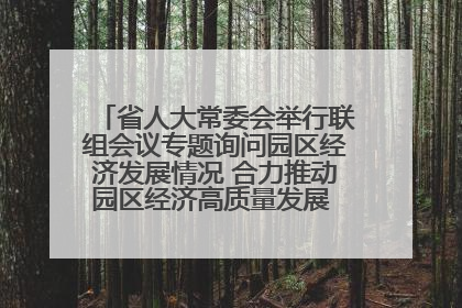 省人大常委会举行联组会议专题询问园区经济发展情况 合力推动园区经济高质量发展 王宁主持会议并讲话 王予波带队到会应询