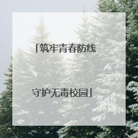 筑牢青春防线 守护无毒校园