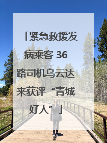 紧急救援发病乘客 36路司机乌云达来获评“青城好人”