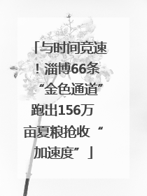 与时间竞速！淄博66条“金色通道”跑出156万亩夏粮抢收“加速度”