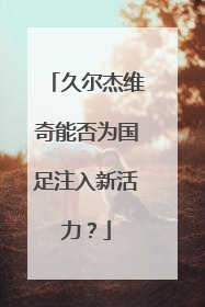 久尔杰维奇能否为国足注入新活力？