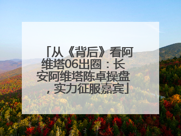 从《背后》看阿维塔06出圈：长安阿维塔陈卓操盘，实力征服嘉宾