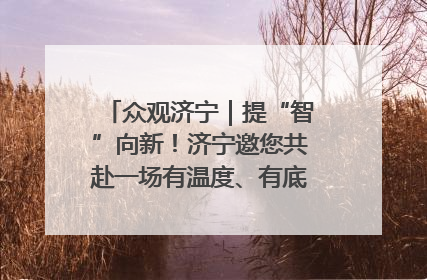 众观济宁｜提“智”向新！济宁邀您共赴一场有温度、有底气的“智造”之约