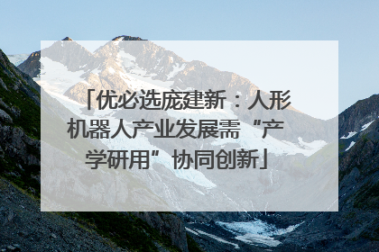 优必选庞建新：人形机器人产业发展需“产学研用”协同创新