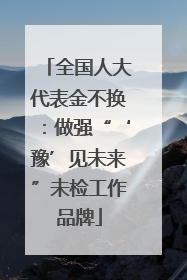 全国人大代表金不换：做强“‘豫’见未来”未检工作品牌