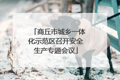 商丘市城乡一体化示范区召开安全生产专题会议