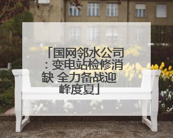 国网邻水公司：变电站检修消缺 全力备战迎峰度夏