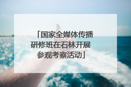 国家全媒体传播研修班在石林开展参观考察活动