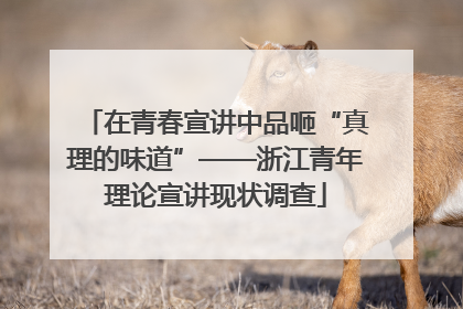 在青春宣讲中品咂“真理的味道”——浙江青年理论宣讲现状调查