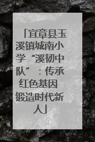 宜章县玉溪镇城南小学“溪韧中队”：传承红色基因 锻造时代新人