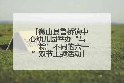 微山县鲁桥镇中心幼儿园举办“与‘粽’不同的六一”双节主题活动