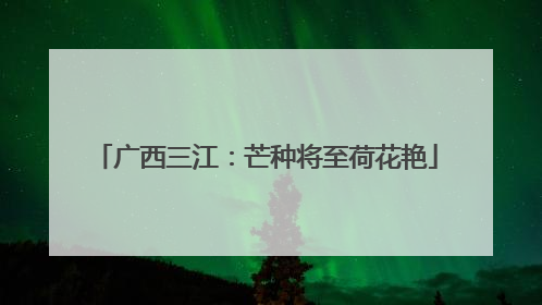 广西三江：芒种将至荷花艳