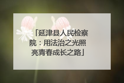 延津县人民检察院：用法治之光照亮青春成长之路