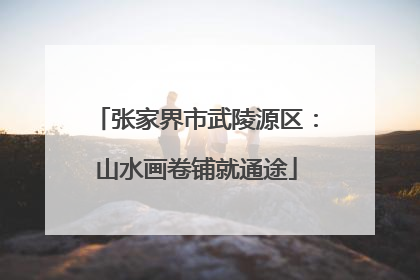 张家界市武陵源区：山水画卷铺就通途