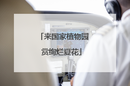 来国家植物园 赏绚烂夏花