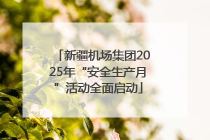 新疆机场集团2025年“安全生产月”活动全面启动