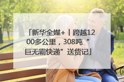 新华全媒+丨跨越1200多公里，308吨“巨无霸快递”送货记