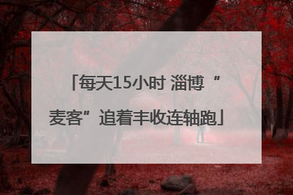 每天15小时 淄博“麦客”追着丰收连轴跑