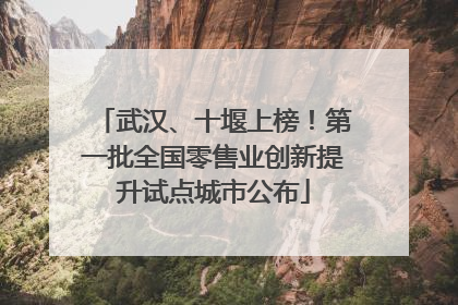 武汉、十堰上榜！第一批全国零售业创新提升试点城市公布