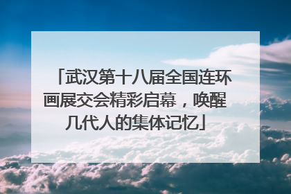 武汉第十八届全国连环画展交会精彩启幕，唤醒几代人的集体记忆