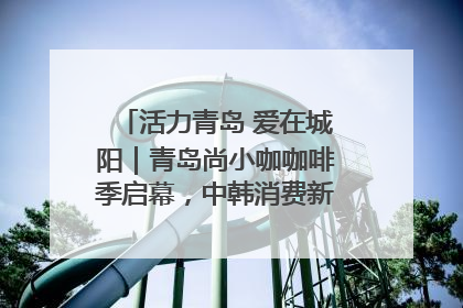 活力青岛 爱在城阳｜青岛尚小咖咖啡季启幕，中韩消费新场景点燃夏日热情