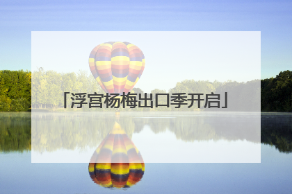 浮宫杨梅出口季开启