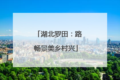 湖北罗田：路畅景美乡村兴