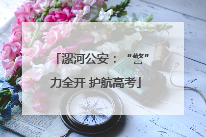 漯河公安：“警”力全开 护航高考