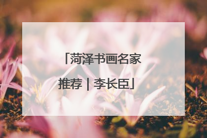 菏泽书画名家推荐｜李长臣