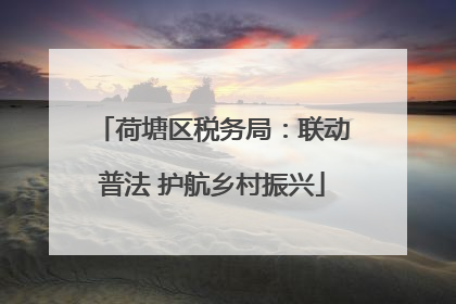 荷塘区税务局：联动普法 护航乡村振兴