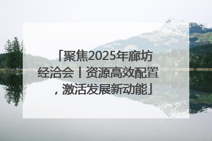 聚焦2025年廊坊经洽会丨资源高效配置，激活发展新动能