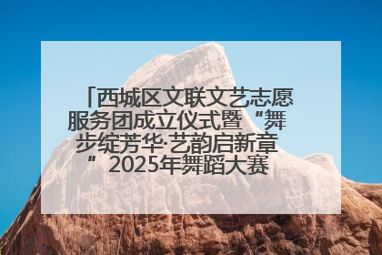 西城区文联文艺志愿服务团成立仪式暨“舞步绽芳华·艺韵启新章”2025年舞蹈大赛展演圆满举办