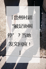 贵州村超“被足协叫停”？当地发文回应！