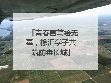 青春画笔绘无毒，徐汇学子共筑防毒长城