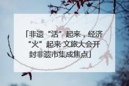 非遗“活”起来，经济“火”起来 文旅大会开封非遗市集成焦点