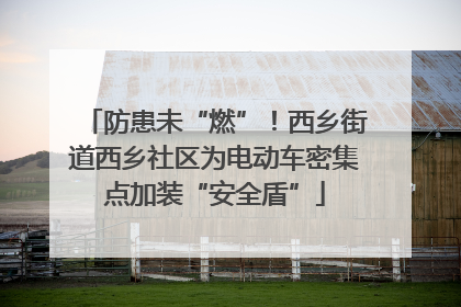 防患未“燃”！西乡街道西乡社区为电动车密集点加装“安全盾”