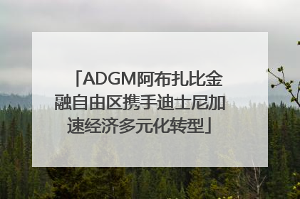 ADGM阿布扎比金融自由区携手迪士尼加速经济多元化转型